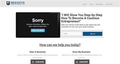 Desktop Screenshot of negosyouniversity.com